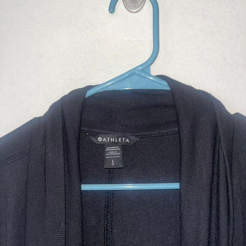 Athleta Women's Black Cardigan SZ L - Picture 4 of 4